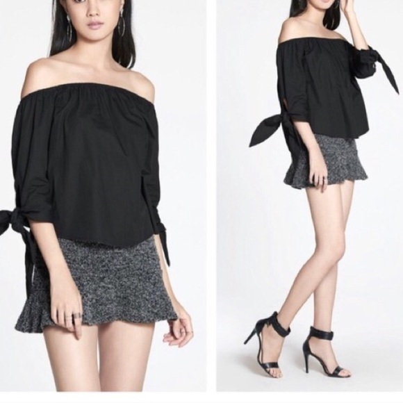 ANTHROPOLOGIE guest editor off the shoulder top - Picture 1 of 6